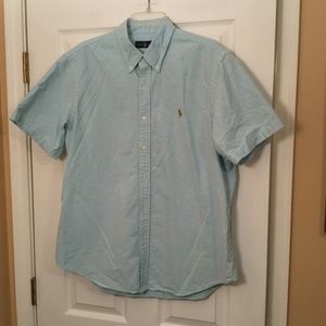 Ralph Lauren Light Blue Button Down Shirt Size XL